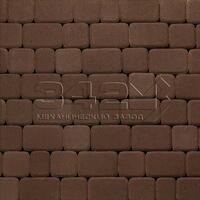  Тротуарная плитка 342 механический завод Классика 60 мм Темно-коричневый: внешний вид